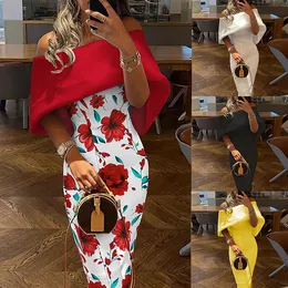 Casual Dresses Women Summer Boho Long Maxi Dress Evening Party Beach Holiday Sundress Floral Print Elegant Causal VestidoCasual