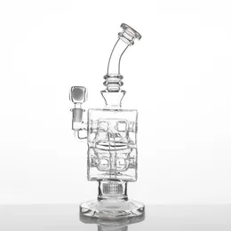 Bongs Ash Catcher Baloncuk Makinesi İnci Beyaz Baharci Boru Yağ Teçhizat Kabarcık Shisha 12,5 inç yüksekliğinde rengi özelleştirebilirsiniz