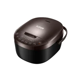 220V 3L Electric Rice Cooker Non-stick Beläggning Ris Matlagningspott Tid Reservation Stewing Stew Soup Gröt Multifunktion Köksredskap