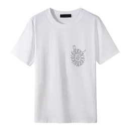 Erkek Tasarımcı Tshirt Adam Gömlek Kadınları Büyük Boyut Tişört Luxe Kadın Rahat Mektup Rhinestone Aşıklar Siyah 20ss Moda Yaz Kısa Kollu Sokak Giyim Pamuk 3xl 4xl