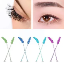 Recourbe-cils jetable 50 pièces/paquet cristal maquillage brosse outil Mascara poignée diamant baguettes Extension M7l9Eyelash Harv22