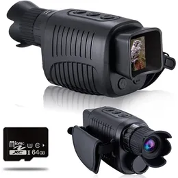 1080P HD Monocular Night Vision Device Infrared 5x Digital Zoom Hunting Telescope Outdoor Day Dual Use Full Dark 300m 220721