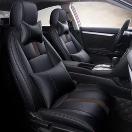 Custom Brand Care Seats для Honda Civic Select 16 -18 Полный комплект с водонепроницаемой кожаной подготавливанием.
