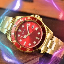 Top Men Men Men, estilo de negócios assistir 40mm Dial grande função completa Cronógrafo Relógio Sapphire Alto Vidro Alto Vidro Super Luminoso Aço Axtico