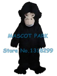 Mascote boneca traje preto gorila mascote traje personalizado personagem de banda desenhos animado cosply tamanho adulto traje de carnaval 3098