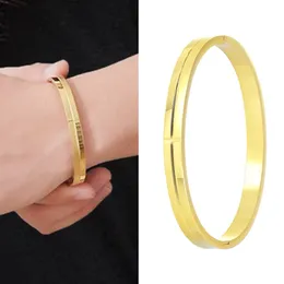 Hand Bracelets for Women Luxury Brand Pulseira Bangles Titanium Steel Popular Personalised Friendship African Jewelry Dubai Fashion Simple Gift Girl Accessories