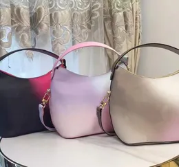 Tasarımcı Bayan Oluşturma Gradyan Omuz Çantası Yüksek kaliteli harfli Deri Fermuar El çantası Lüks Klasik Moda Kadın Elegance Hesger Çantaları Cüzdan