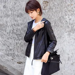 Women's Leather & Faux PTSLAN 2022 Genuine Jacket Natural Sheepskin Coat ClotheP5274 S Hooded Fashion P5277