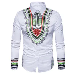 Erkekler Elbise Gömlek Moda Afrikalı Erkekler Gömlek Özel Uzun Kollu Erkek Üstleri Solid Fit Dashiki Resmi Artı Beden Wyn498men