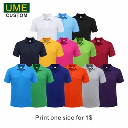 2022 Summer Cheap Casual Polo a maniche corte Personal Company Group LOGO Custom POLO Shirt Cotton Men and Women Custom