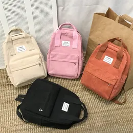 Trend Female Backpack Fashion Women Backpack College School Bag Harajuku Travel Shoulder Bags For Teenage Girls 220812