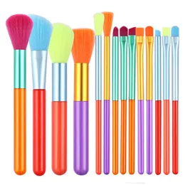 15 / 10pcs makeupborste full uppsättning kosmetisk pulverfundament ögonskugga blush blandning skönhet make up borstar professionell skönhet verktyg