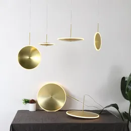 Lâmpadas pendentes Brass de lustre vintage para sala de estar para jantar preto decoração de arte minimalismo restaurante bola de vidro de vidro de vidro