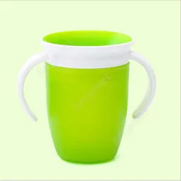 Baby Learning Drinking Cup Silicone Trainer Cup Infant Leak Proof Drinking Water Bottle Children Sippy Mug by sea 500pcs DAJ468