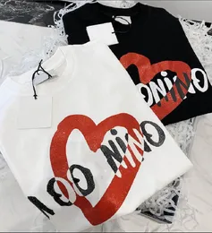 Children grafite letra camisetas lantejous de moda meninas meninos algodão camisetas de manga curta designer de verão crianças roupas soltas tampas tamanhos 100-140cm