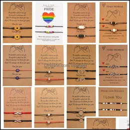 Шармовые браслеты украшения 2pcs/set дружба для женщин для женщин