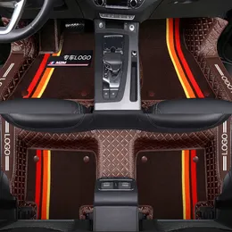 حصيرة أرضية سيارة شارة لـ Acura ZDX RDX MDX ILX RL TL TLX TLX-L 3D للسيارات الثقيلة جميع وسادة جلدية حماية من الطقس