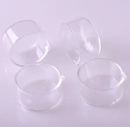 Rökpipor Tillbehör Oljetring 38mm 50mm Glas Ashtray Dish Dabber för 10mm 14mm 18mm Mini Nectar Collector Kit