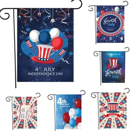 30x45cm American National Day Banner US Independence Days Flag Courtyard Garden-Banner 고급 전국 정원 배너 깃발 SN4533