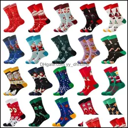 Party Favor Event Supplies Festive Home Garden Ups Novelty Happy Funny Men Women Couple Graphic Socks Combe Dhs4Z