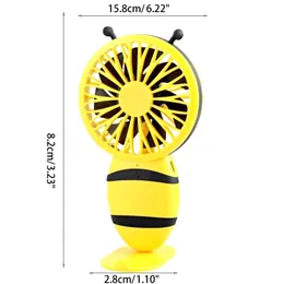 Piccola ventola di raffreddamento Portatile portatile USB ricaricabile Ciglia 3 velocità Mini ventilazione regolabile Basso rumore 220505