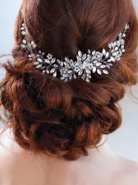 Trendy Bridal Headwear Headpieces Luxury Hair band Crystal Rhinestone Headband Handmade Tiara Jewelry Wedding Hair Accessories For Women CL07775