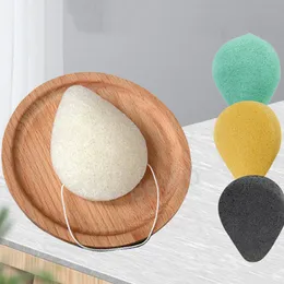 Konjac Gesichtsreinigung Puff Tropfenförmige Gesichtsbehandlungen Sauberer Schwamm Konjac Peeling Schmutz Bäder Schwämme Gesichtspflege Make-up-Tools BH6641 TYJ