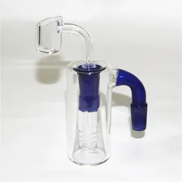 Narghilè vetro cenere catcher riciclatore 4 braccio albero perc ashcatcher 14mm 18mm Maschio Femmina percolatore ciotola adattatore Accessori per fumatori per bong in vetro