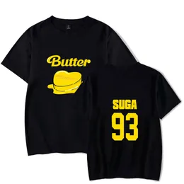 Kpop Butter Bangtan Tshirt Kpop Корейская графическая футболка Harajuku Unisex y2k негабаритная одежда