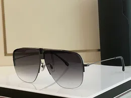 Retro-Sonnenbrille für Herren, Designer, Damen, Mode, Pilotenrahmen, Maskentyp, Premium-Textur, goldfarbene Metallarme, britischer Stil, leicht, bequem, mit Box