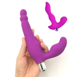 Novos brinquedos sexy anal para homens/mulheres plug plug vibrator pênis g clitóris de ponto de ponto de estímulo vibratando itens de beleza de massageadores de próstata