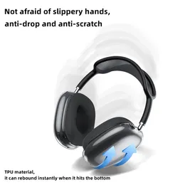 Apple Headphones Case For Max Headphone Cover TPU Soft High Transparent Apple Wireless Bluetooth Earphone Cases Shockproof And Anti-Fall