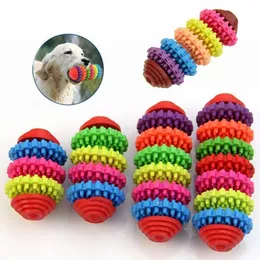 5 Styles Rubber Dog Chew Toys for Small Dogs Play Toys Puppy Clean Teeth Gums Training Tool Dental Health Colorful Pet Toys F0711