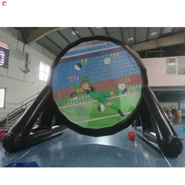 Free Ship Outdoor Activities giant double sides inflatable soccer darts football dart board sport game for sale