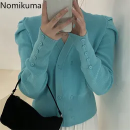 Nomikuma осенью новая женщина из трикотажного покрытия корейский слой пух