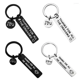 Keychains Couple Keychain Gifts For Boyfriend Girlfriend Thank You All The Orgasms Keyring Valentine's Day Husband Wife Miri22