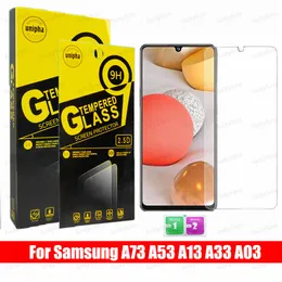 0,33 Rensa ingen bubbla Härdad glas Clear 2.5D Skärmskydd för Samsung A13 A03S A03 A53 A73 MOTO G PURE POWER 2022 Google Pixel 6 Pro med 10 i 1 detaljhandelspaket