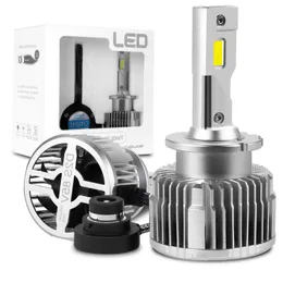 Biltillbehör D1R D2S D2R LED-strålkastare D3S D3R D4S D4R D5S CANBUS Headlamp glödlampa 6000K 10000lm Super ljus