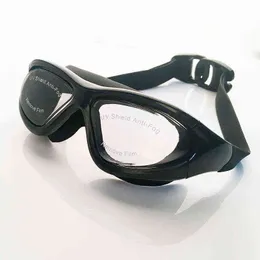 2022 Vuxna simglasögon HD Antifog Electroplate Swim Glasögon Big Box Lenses Swimming Equipm Wholesale G220422