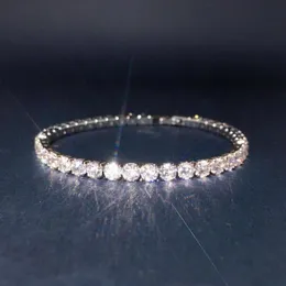 Braccialetti con ciondoli Regali di anniversario di marca Gioielli per le donne Bracciale con fiore con diamanti grandi Simpatico gioiello in gelatina dolce in argentoFascino