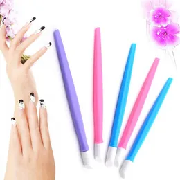 Portable Nail Art Kits Orange Wood Stick Cuticle Pusher Remover Pedicure Manicure Care Tool Cuticle Tools