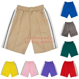 Fashion Mens Stripe Print Shorts Man Casual Loose Beach Short Couples Sport Muilty Color Short Pants Asian Size S-XL