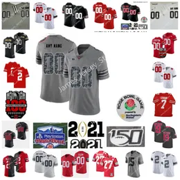 Maglia Enokk Vimahi Reid Carrico 18 Marvin Harrison Jr. 10 Jayden Ballard 54 Tyler Friday 53 Luke Wypler Cade Stover Ronnie Hickman Custom Ohio State Buckeyes Football