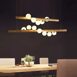 Modern Ball Pendant Lamps Creative Long Type Dinning Lighting Hanging LIghts For Study Room Kitchen Chandelier