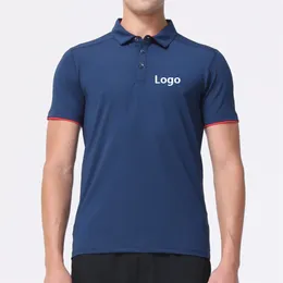 Män solid kort ärm polo skjorta sommar kvinnor casual streetwear tops anpassad tryck bild hög kvalitet unisex polos 220702