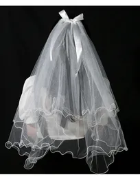 LED Light Glowing Veil Ribbon Bow Glitter VeilTwo Layers Bridal Wedding Veils Soft Tulle Bridal Veils Accessories