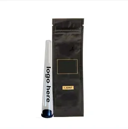 Newest Clear Pre Roll Joint tube with Plastic Packaging cone prerolling tube west coast Battery Storage Boxes