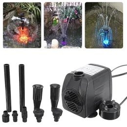 220240V 15W LED LED Submersible Fountain Pump Rium Water Pump for Garden Decoration Pond Waterfall Y200917
