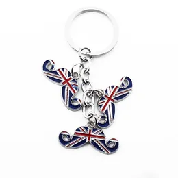 Flag Keychain Various Shapes British Style Pendant Gift Favor Car United Kingdom American Foreign Affairs Gifts Llavero De La Bandera Americana Del Reino Unido