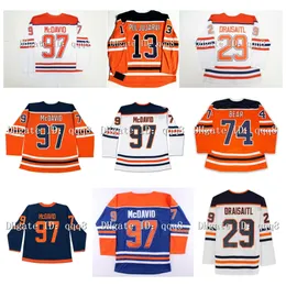 Connor McDavid Hockey Jersey Jesse Puljujarvi Ryan Nugent-Hopkins Zach Hyman Leon Draisaitl Warren Foegele Tyson Barrie Darnell sjuksköterska Cody Cody